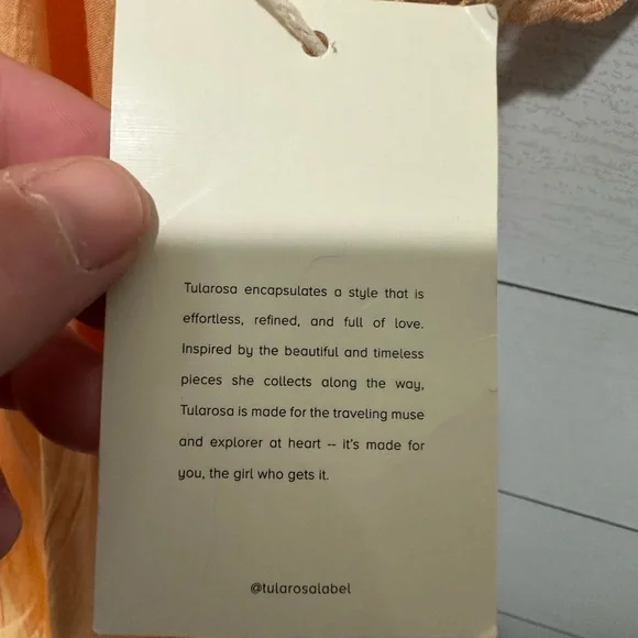 NWT Tularosa Peach Dress Size Small - Picture 5 of 14